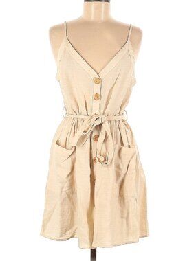 Lush Beige M Dress